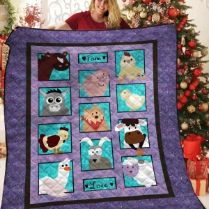 Farm NT2309016CL Quilt Blanket and Home Decor