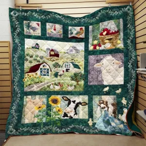 Farm Quilt Blanket Dhc0910771Vt and Home Decor