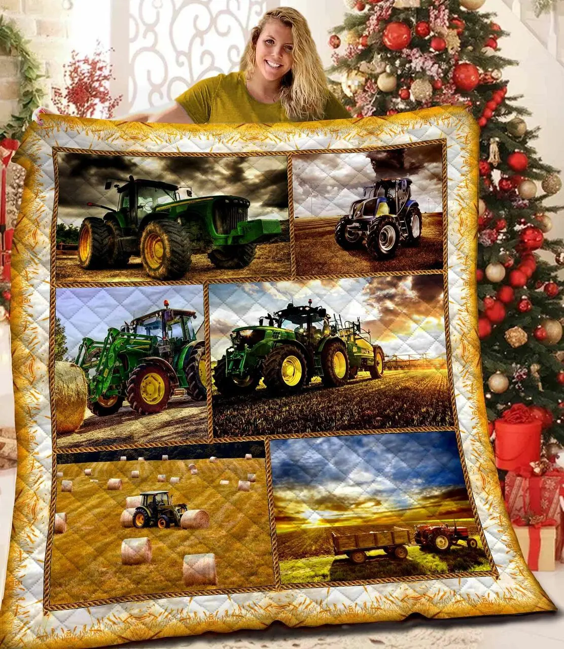 Farmer Quilt Ncj and Home Decor