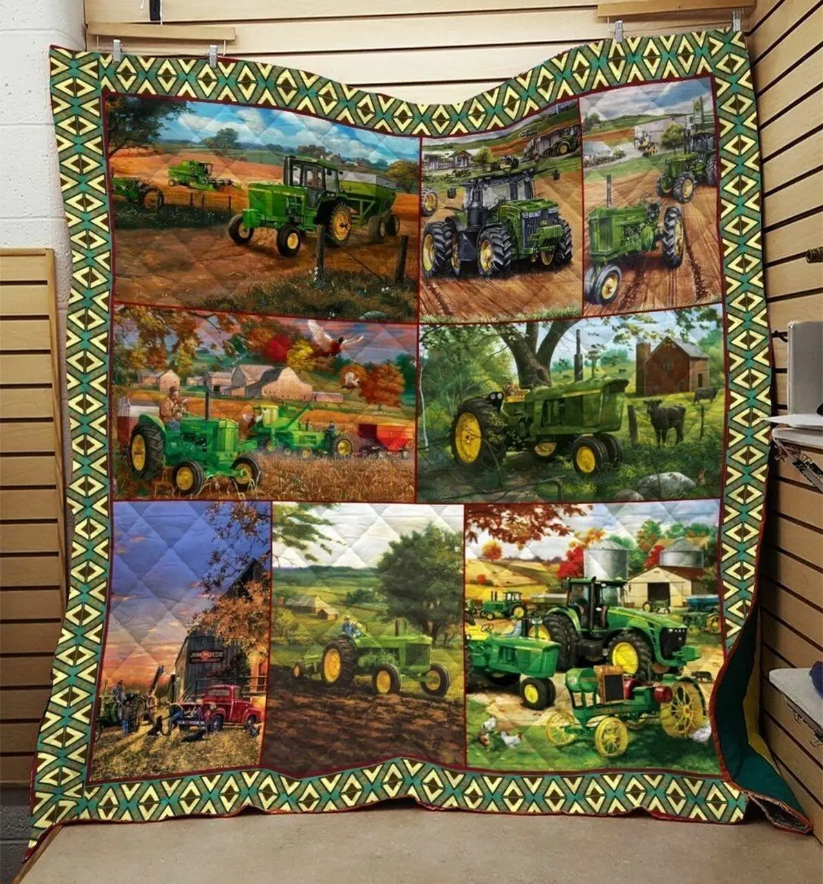 Farmer Tractor 3D Clh0511260Q Quilt Blanket and Home Decor