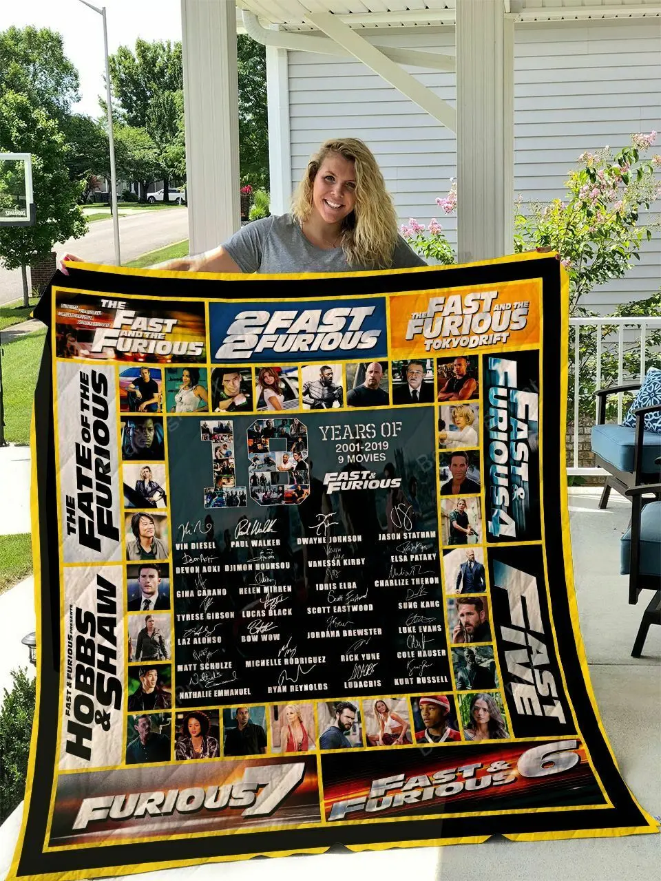 Fast And Furious V3 Quilt Blanket and Home Decor