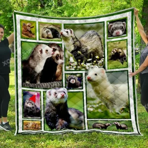 Ferret Quilt Quilt and Home Decor