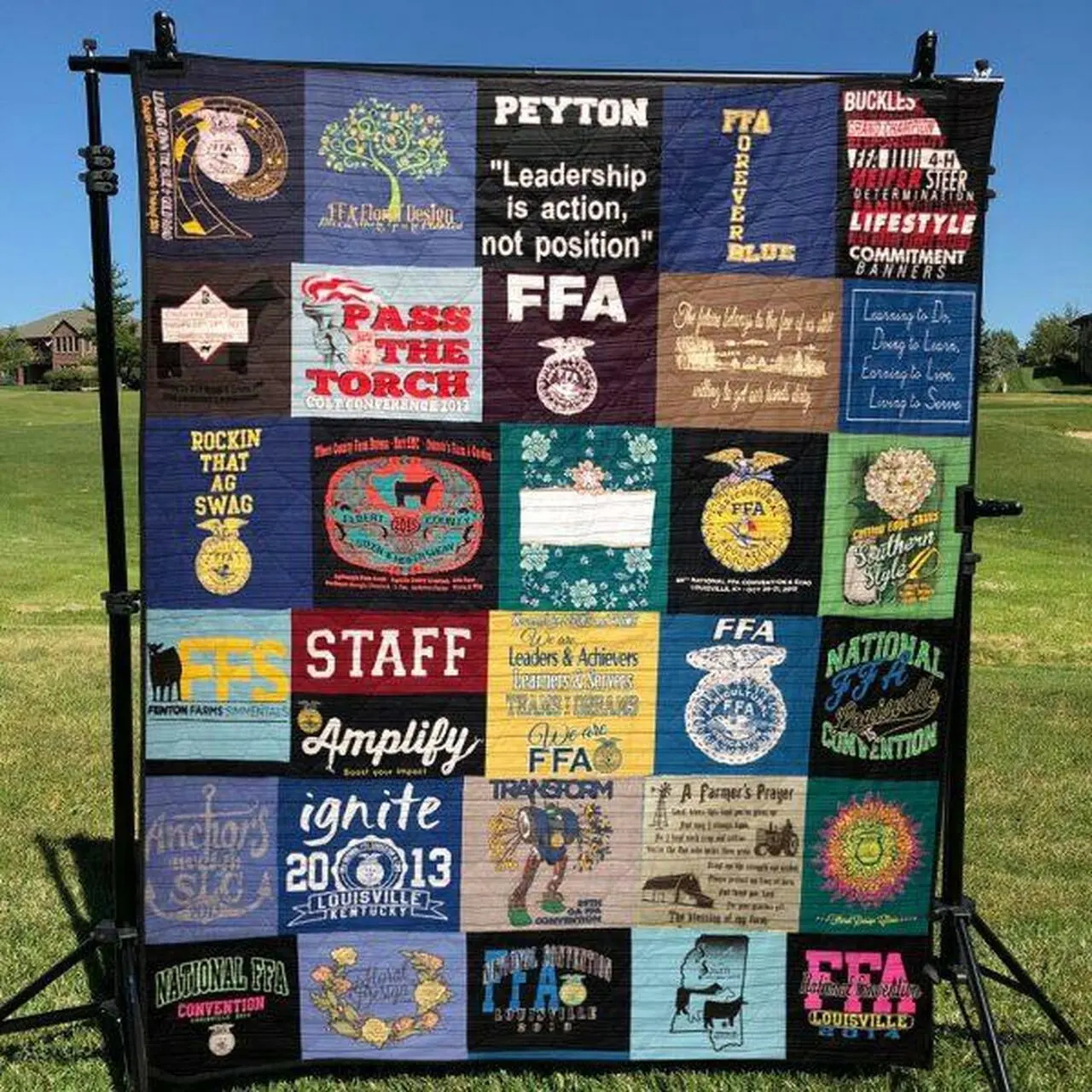 Ffa Forever Blue Quilt Blanket Lv01 Quilt and Home Decor