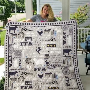 Ffa Quilt Blanket 09 and Home Decor