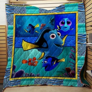 Finding Dory Quilt 1 and Home Decor