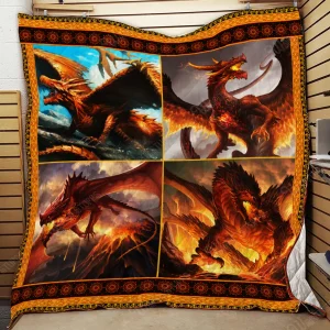 Fire Dragon Quilt Kp542 and Home Decor