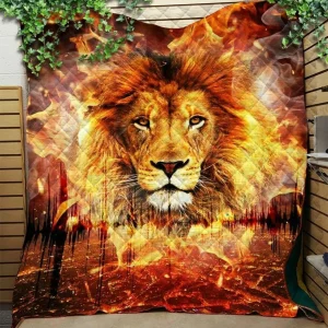 Fire Lion KL2409109CL Quilt Blanket and Home Decor