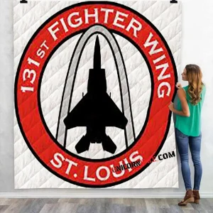 Firefighter 131St Fighter Wing Fire Protection 3D Customized Personalized Quilt Blanket and Home Decor