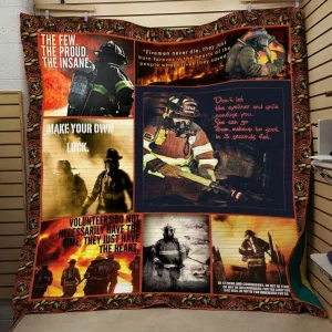 Firefighter Awesome Ah Quilt Derqyb and Home Decor