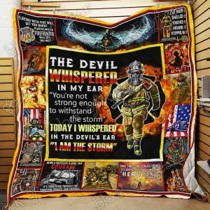 Firefighter Cl14100206Mdq Quilt Blanket and Home Decor