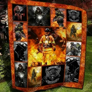 Firefighter Collection Like 3D Personalized Customized Quilt Blanket 1288 and Home Decor