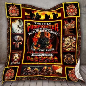 Firefighter Pride Ah Quilt Derqhh and Home Decor