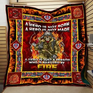 Firefighter Quilt Blanket Dhc0910588Vt and Home Decor