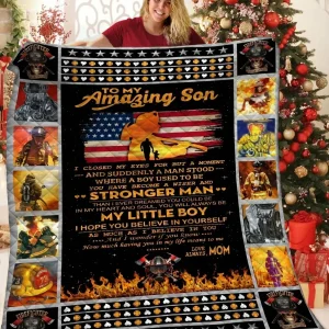 Firefighter Quilt Mei and Home Decor