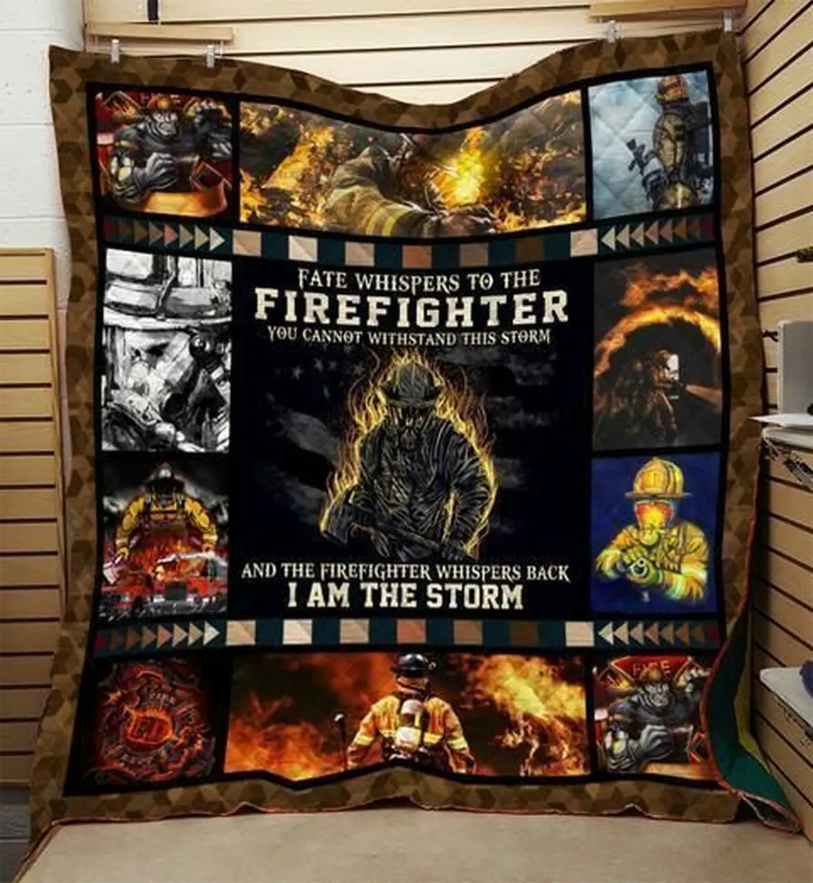 Firefighter Quilt Mfm and Home Decor