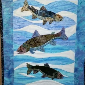 Fish Cla1910175Q Quilt Blanket and Home Decor