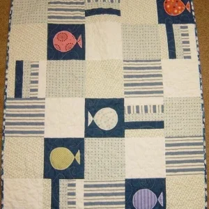 Fish Cla240627 Quilt Blanket and Home Decor