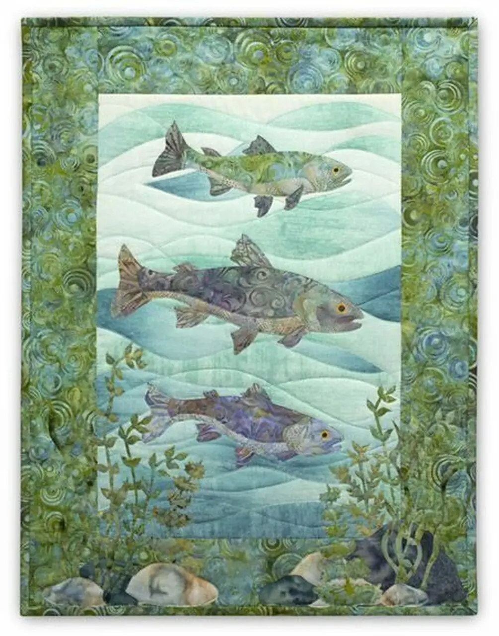 Fish Clm0910077 Quilt Blanket and Home Decor