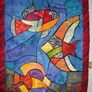 Fish CLM1910031Q Quilt Blanket and Home Decor