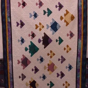 Fish Hur Quilt Cysiwm and Home Decor