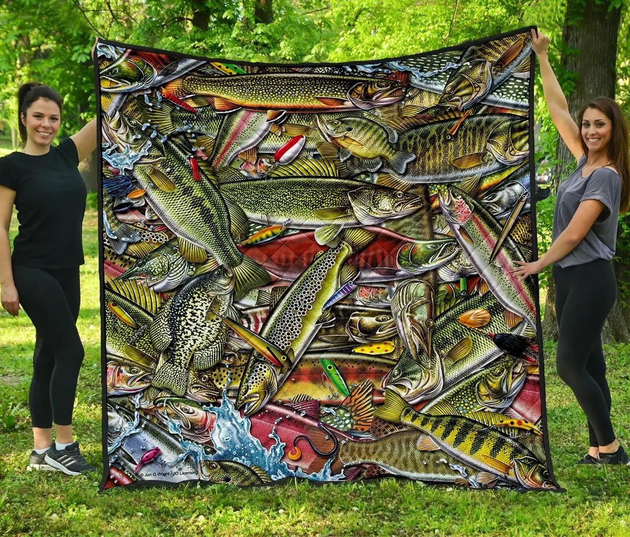 Fish Quilt 01869 Quilt and Home Decor
