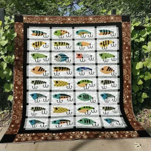 Fishing HUR22649 3D Customized Quilt 2307 and Home Decor