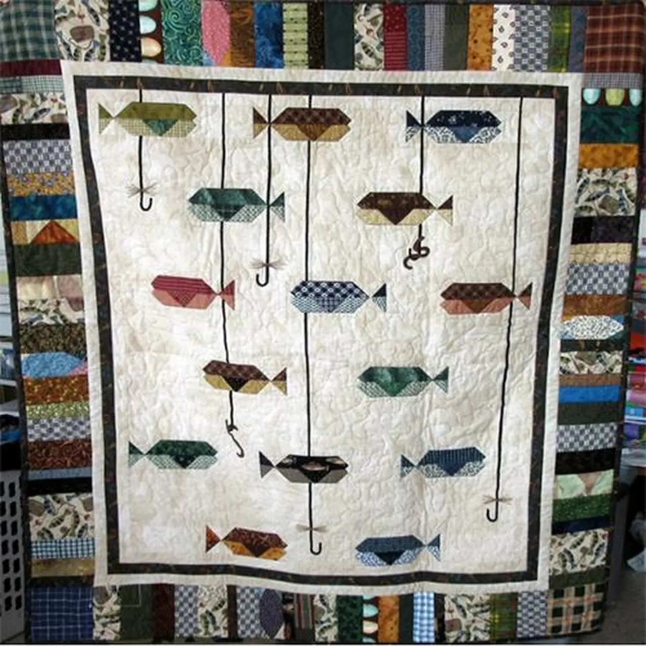 Fishing Quilt Blanket Hm26 Quilt and Home Decor