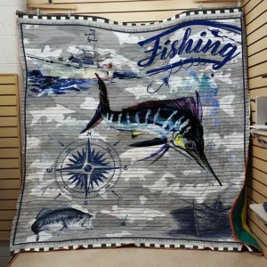 Fishing Quilt V3 and Home Decor