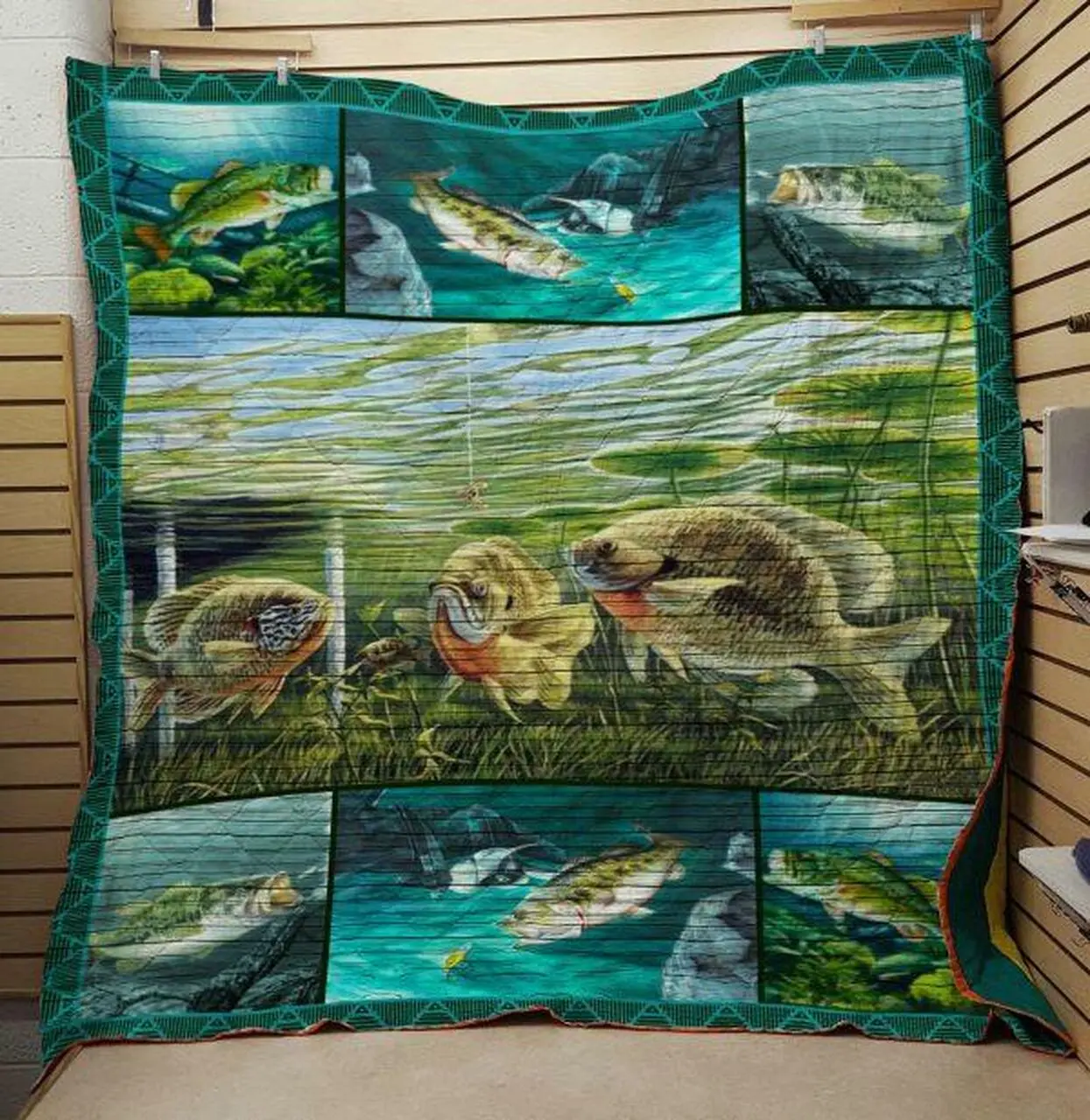 Fishing Quilt V6 and Home Decor