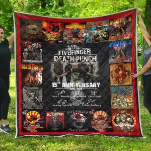Five Finger Death Punch Anniversary Quilt and Home Decor