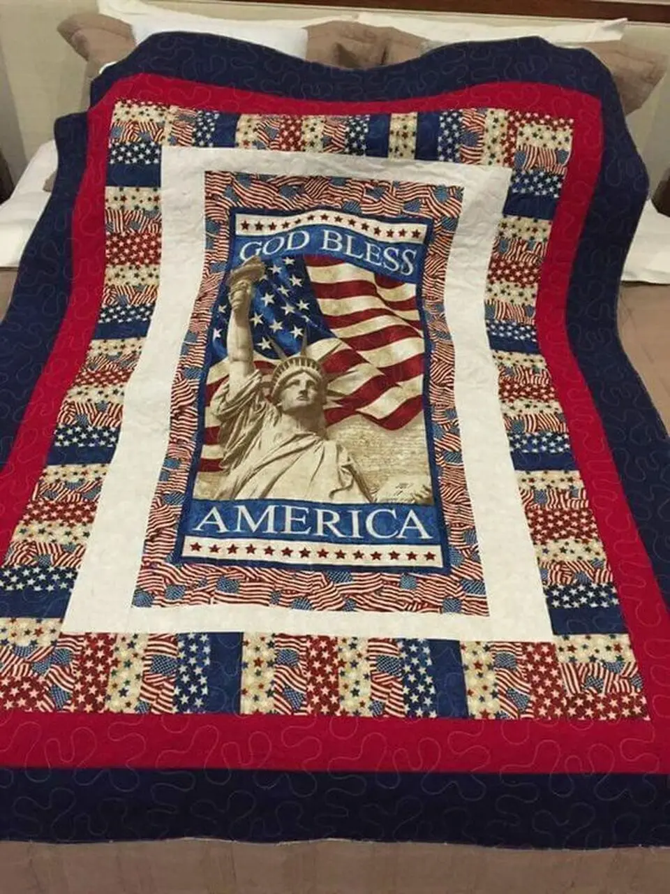 Flag Cla240633 Quilt Blanket and Home Decor
