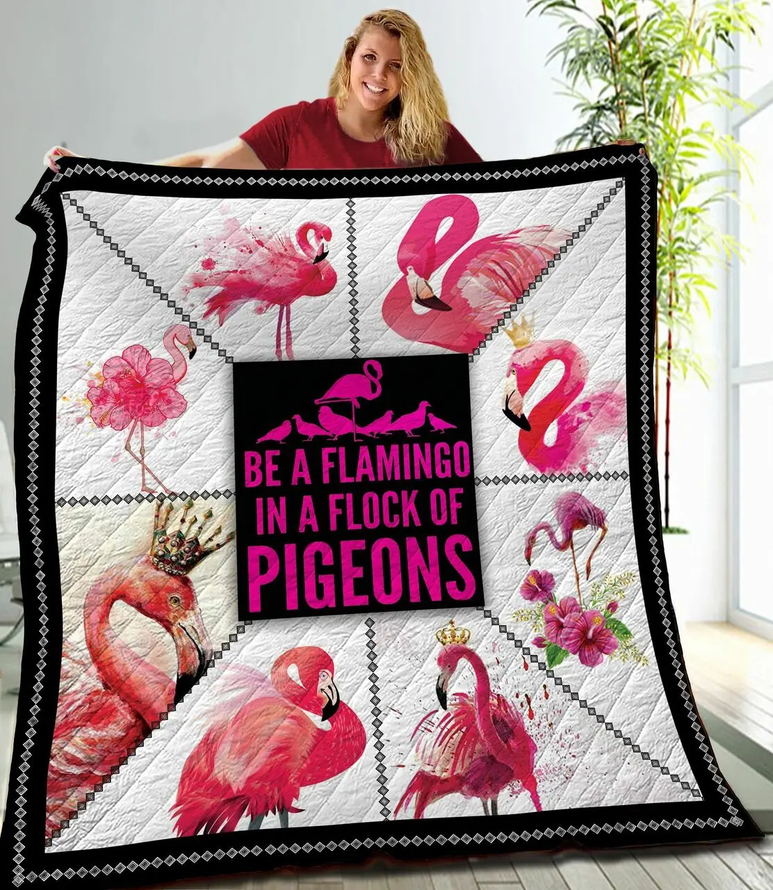 Flamigo Quilt Blanket C9B240210NM and Home Decor