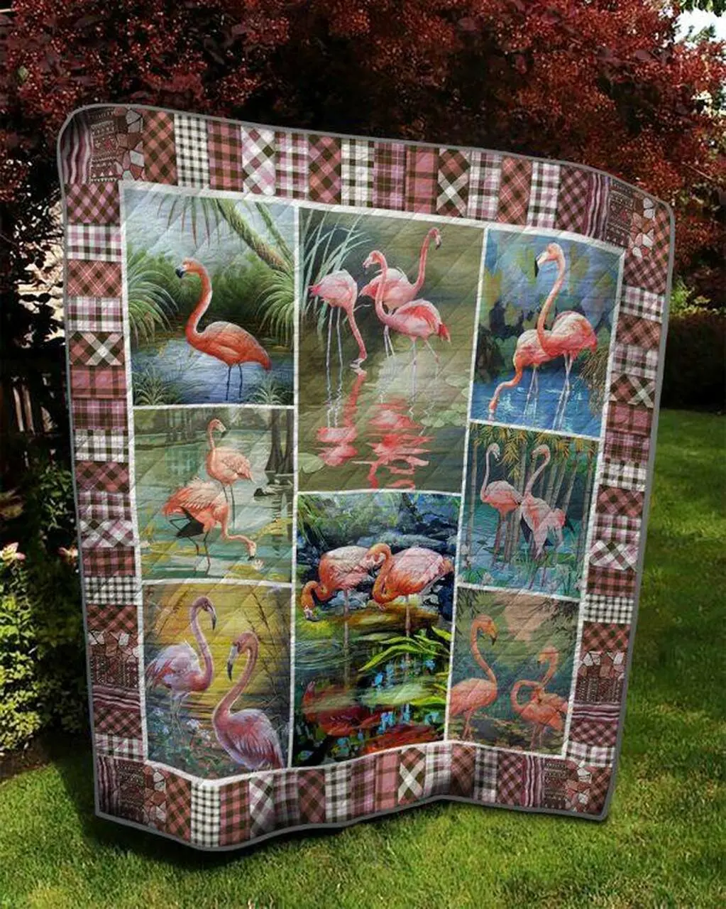 Flamingo P504001 Quilt Blanket Quilt and Home Decor