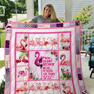 Flamingo Quilt Blanket and Home Decor