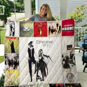 Fleetwood Mac Quilt Blanket 01225 and Home Decor