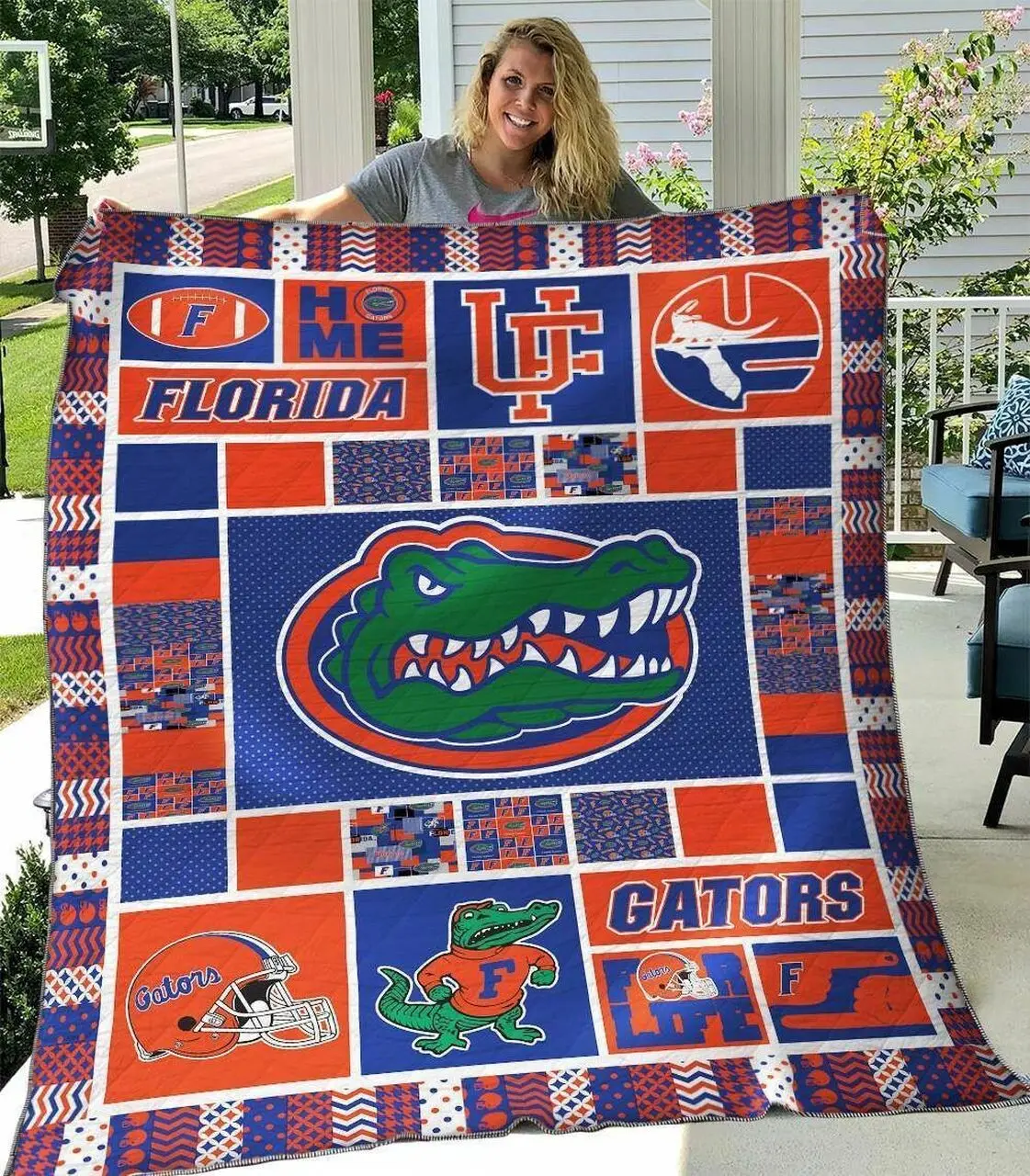 Florida Gators B270624 Quilt Blanket and Home Decor