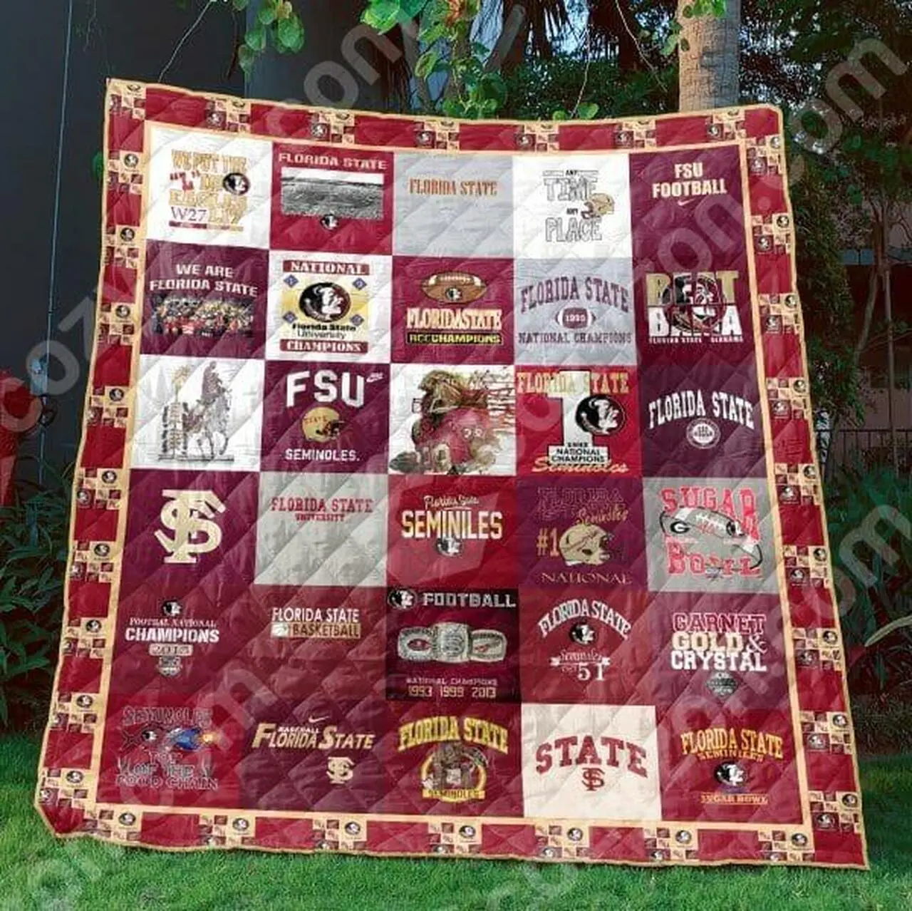Florida State Seminoles Quilt Cd015 Quilt and Home Decor