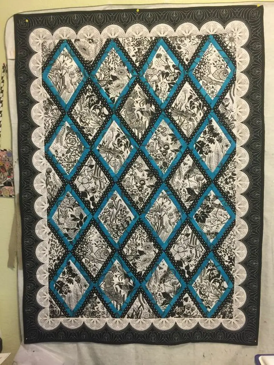 Flower Hur Quilt no and Home Decor