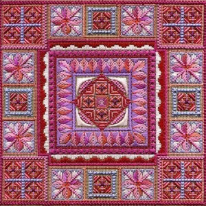 Flower Hur Quilt qr and Home Decor