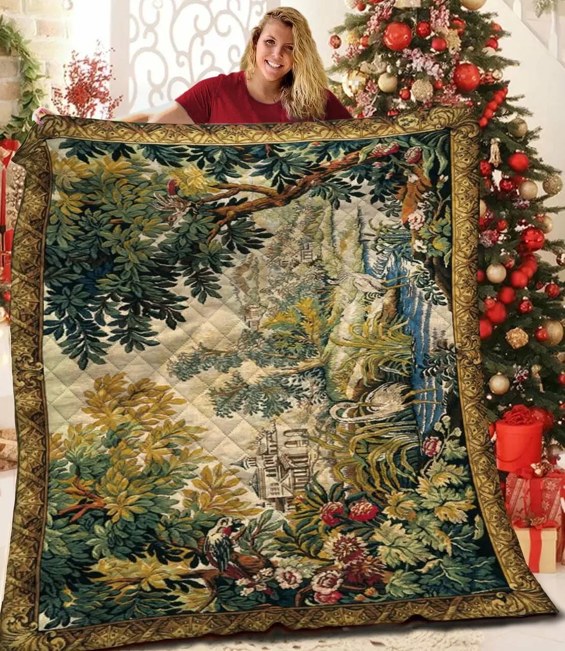 Flower Quilt Ins and Home Decor