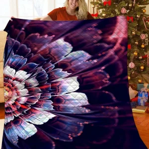 Flower Quilt Iom and Home Decor