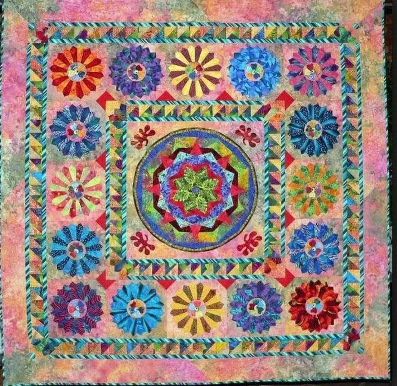 Flower Star Cla2110267Q Quilt Blanket and Home Decor