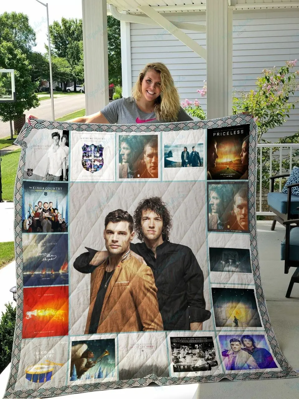 For King Country Quilt Blanket and Home Decor