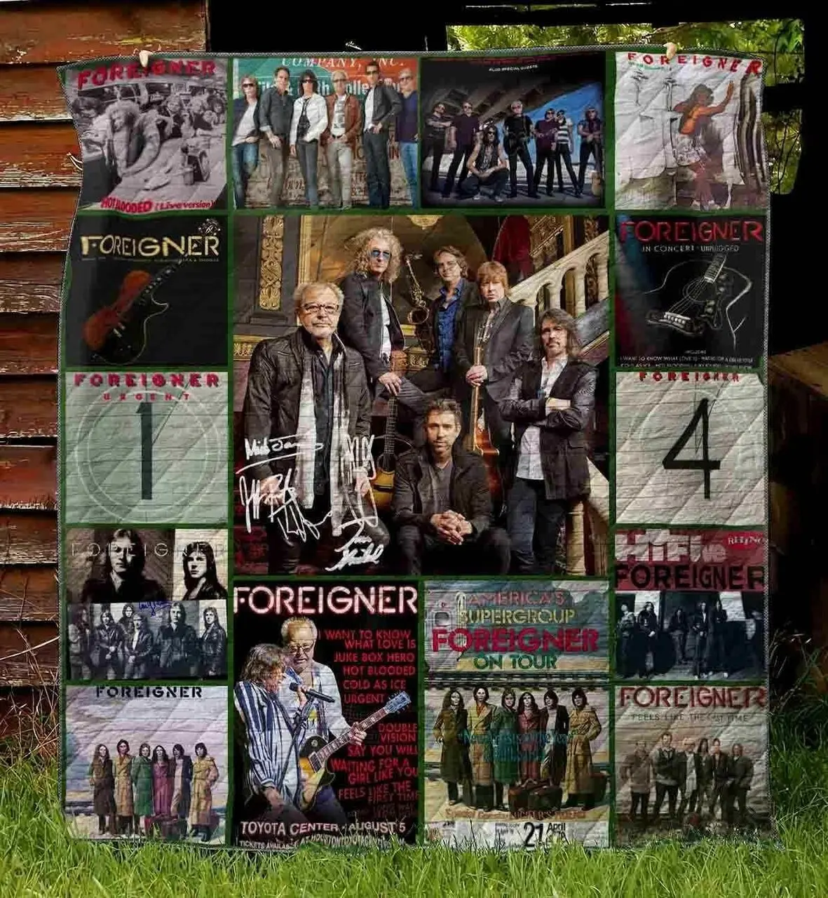 Foreigner 1 Blanket Th1607 Quilt and Home Decor
