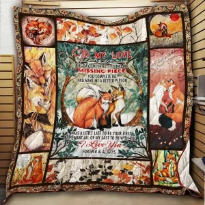 Fox Cl19100346Mdq Quilt Blanket and Home Decor
