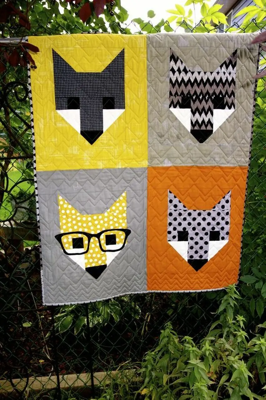 Fox Clp200639 Quilt Blanket and Home Decor