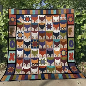 Fox Hm280510 Quilt Blanket and Home Decor