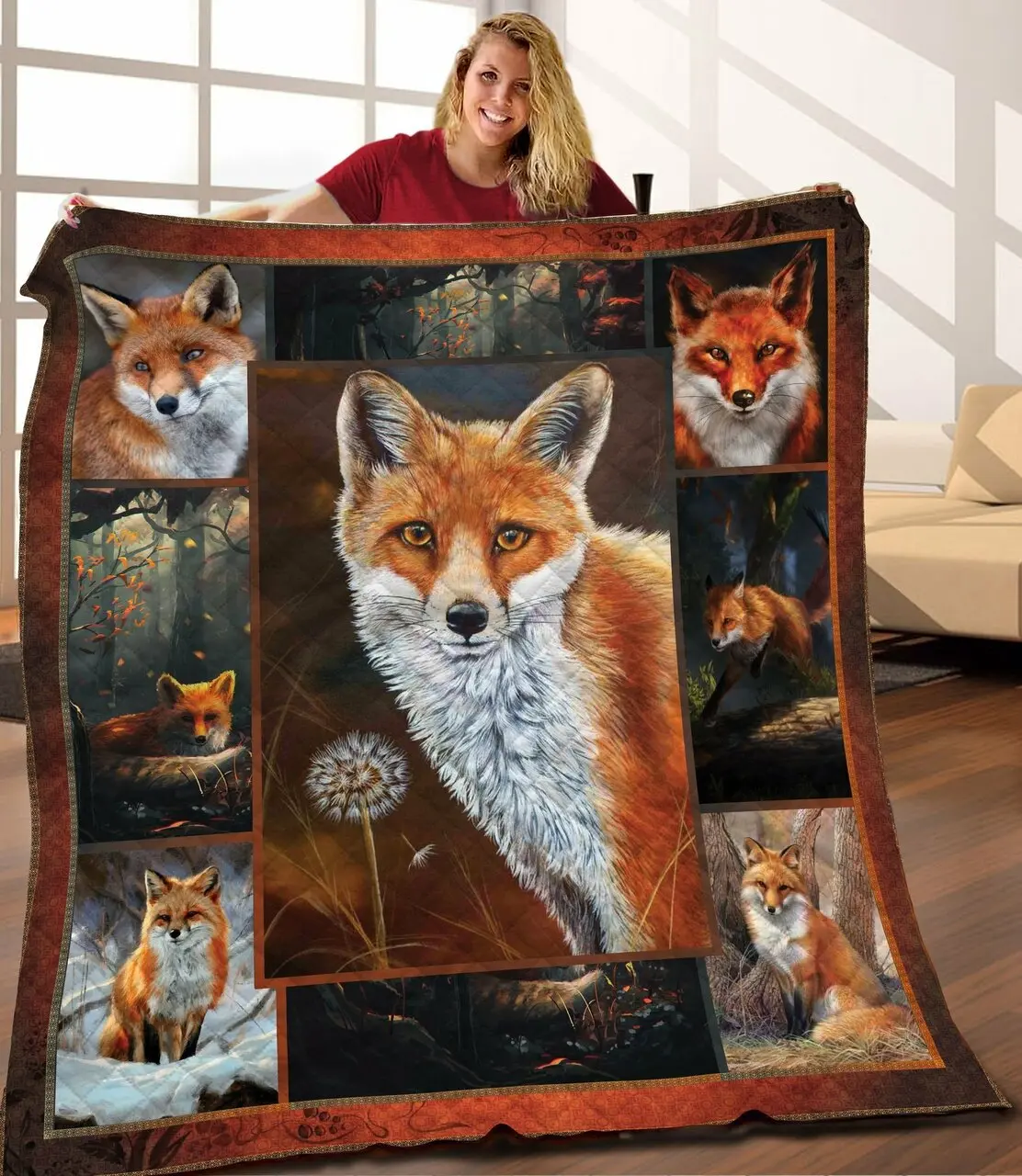 Fox Jfj Quilt Vi and Home Decor