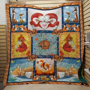 Fox Love Quilt and Home Decor