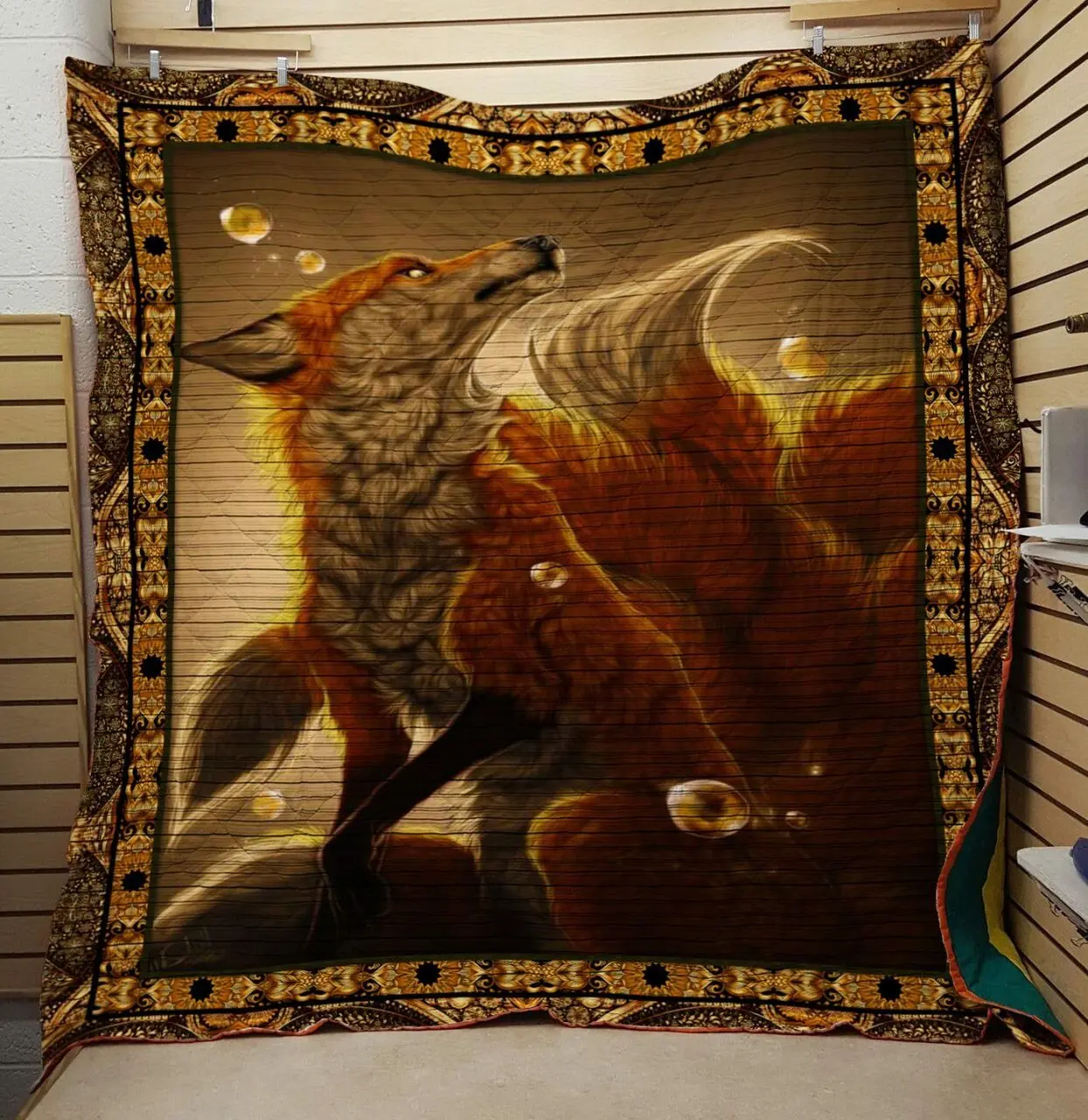 Fox Moon Quilt and Home Decor